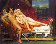 Jacques-Louis  David Cupid and Psyche1 painting